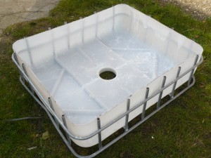 Aquaponics ABC grow bed