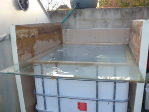New fish tank almost finished