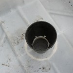 Water drain of growbed